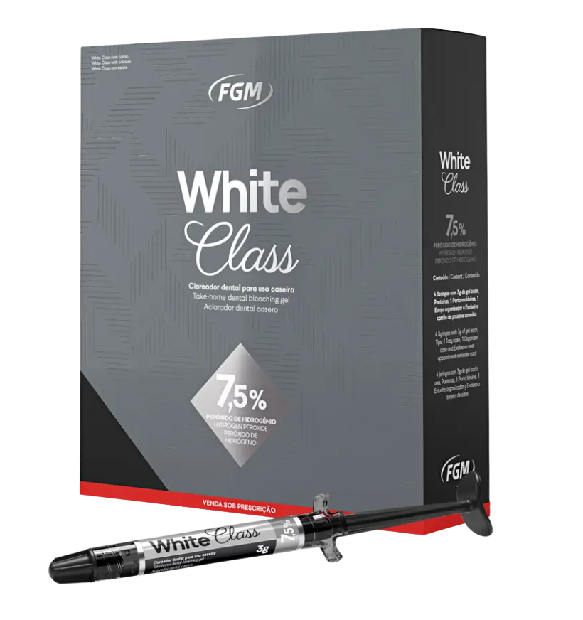 FGM White Class 7.5%; Multipack - 50x 3g syringes 7.5% Hydrogen Peroxide